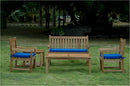 Anderson Teak Classic 2-Seater Bench with Dining Armchair and Rect. Coffee Table and Side Table
