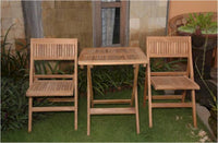 Anderson Teak Windsor 24-inch Square Picnic Folding Table