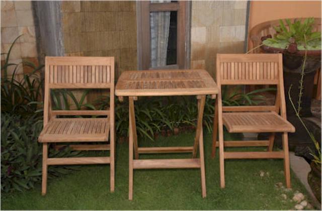 Anderson Teak Windsor 24-inch Square Picnic Folding Table