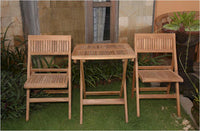 Anderson Teak Windsor 24-inch Square Picnic Folding Table