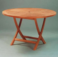 Anderson Teak Bahama 47-inch Round Folding Table