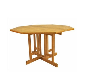 Anderson Teak Butterfly 47" Octagonal Folding Table