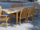 Anderson Teak Bahama 95" Rectangular Table with Double Leaf Extensions