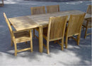 Anderson Teak Bahama 95" Rectangular Table with Double Leaf Extensions