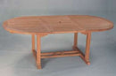 Anderson Teak Bahama 117-inch Oval Extension Table with Double Extensions