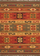 Jaipur Bedouin Thebes Flat-Weave Deep Rust Rug