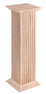 Cooper Classics Square Fluted Pedestal 30"