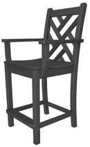 Poly-Wood Chippendale Counter Arm Chair