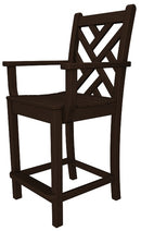 Poly-Wood Chippendale Counter Arm Chair