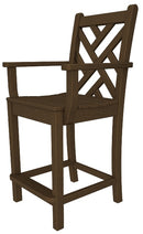 Poly-Wood Chippendale Counter Arm Chair