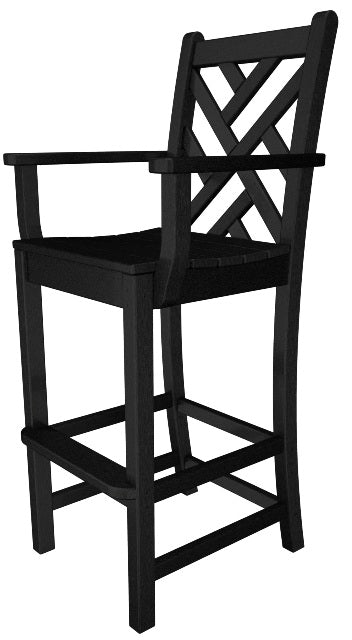 Poly-Wood Chippendale Bar Arm Chair