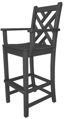 Poly-Wood Chippendale Bar Arm Chair