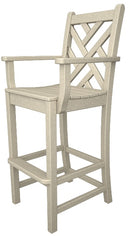 Poly-Wood Chippendale Bar Arm Chair