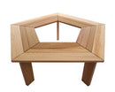 All Things Cedar 5-Sided Tree Bench