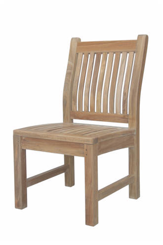 Anderson Teak Sahara 7-Piece Dining Chair and Bahama Oval 79" Exension Outdoor Dining Set