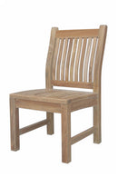 Anderson Teak Valencia 117" Double Ext. Table with 2 pcs Sahara dining Armchair and 10 pcs dining Chair