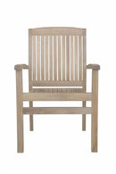 Anderson Teak Sahara Stackable Dining Armchair - Set of 4