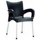 Compamia Romeo Resin Dining Arm Chair Black - Set of 2