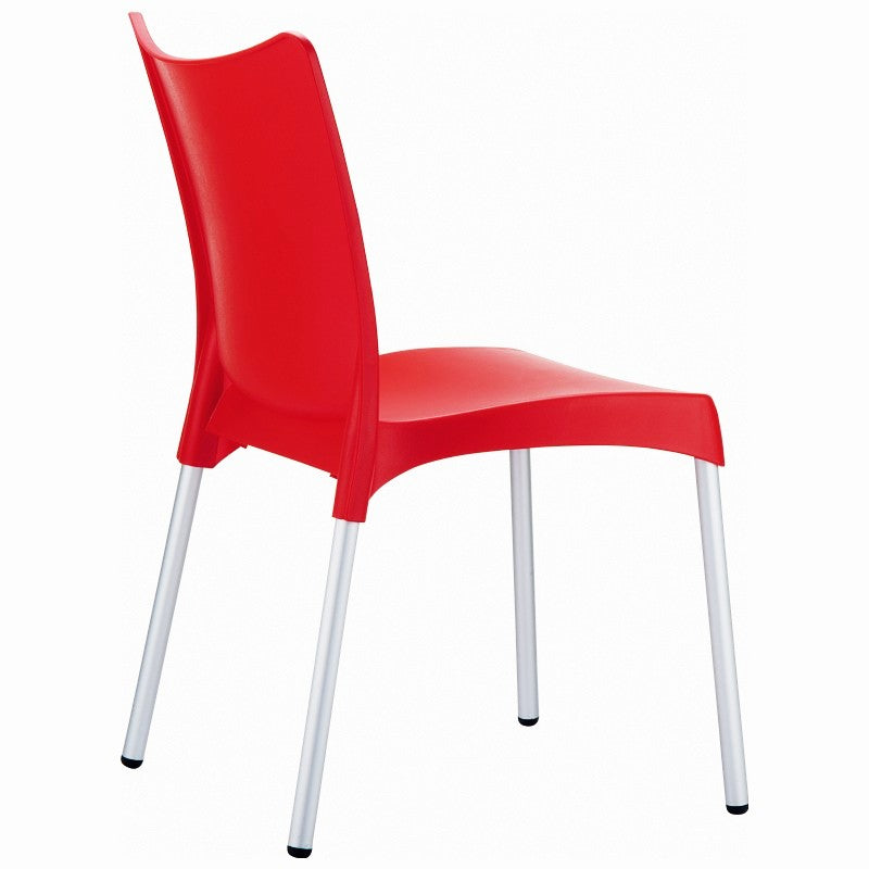 Compamia Juliette Resin Dining Chair Red - Set of 2