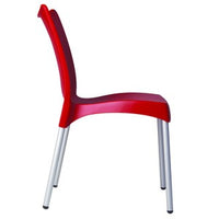 Compamia Juliette Resin Dining Chair Red - Set of 2