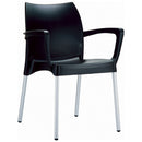 Compamia Dolce Resin Outdoor Armchair Black - Set of 2
