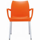 Compamia Dolce Resin Outdoor Armchair Orange - Set of 2