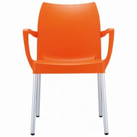 Compamia Dolce Resin Outdoor Armchair Orange - Set of 2