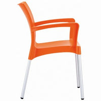 Compamia Dolce Resin Outdoor Armchair Orange - Set of 2
