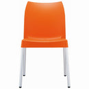 Compamia Vita Resin Outdoor Dining Chair Orange - Set of 2