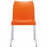 Compamia Vita Resin Outdoor Dining Chair Orange - Set of 2