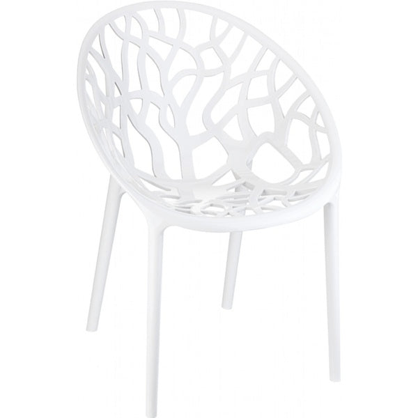 Compamia Crystal Polycarbonate Modern Dining Chair - Set of 2