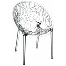 Compamia Crystal Polycarbonate Modern Dining Chair Transparent - Set of 2