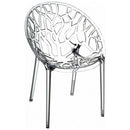 Compamia Crystal Polycarbonate Modern Dining Chair Transparent - Set of 2