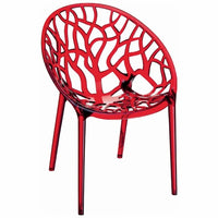 Compamia Crystal Polycarbonate Modern Dining Chair - Set of 2