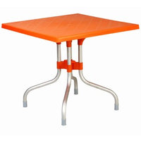 Compamia Forza Square Folding Table 31 inch Orange