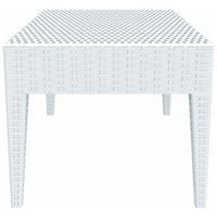 Compamia Miami Square Resin Side Table White