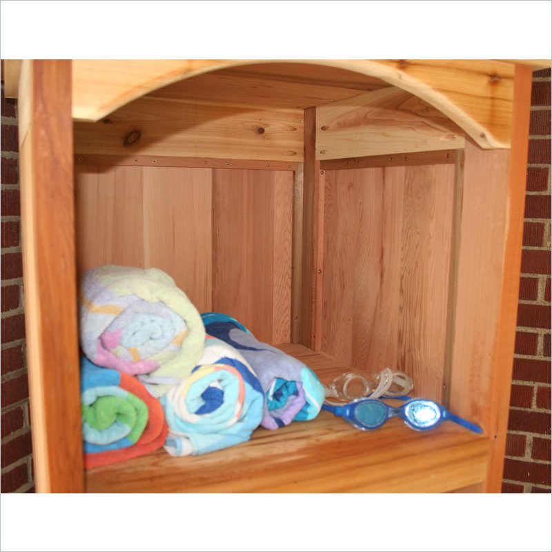 Creekvine Designs Cedar Entertainment and Storage Unit