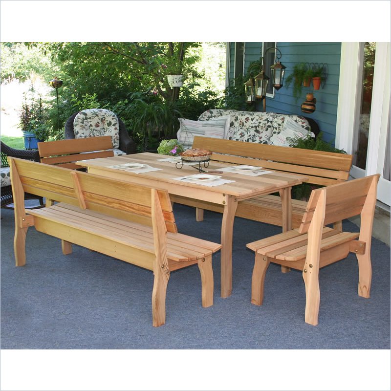 Creekvine Designs Cedar Chickadee Dining Set