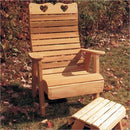 Creekvine Designs Cedar Country Hearts Patio Chair