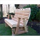 Creekvine Designs Cedar Country Hearts Rocking Glider