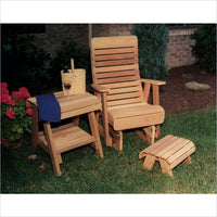Creekvine Designs 2-Ft Cedar Twin Ponds Rocking Glider