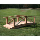 Creekvine Designs 6-Ft Cedar Pearl River Garden Bridge