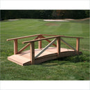 Creekvine Designs 8-Ft Cedar Pearl River Garden Bridge