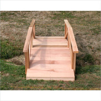 Creekvine Designs 12-Ft Cedar Pearl River Garden Bridge