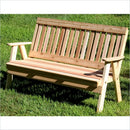 Creekvine Designs 4-Inch Cedar Countryside Garden Bench