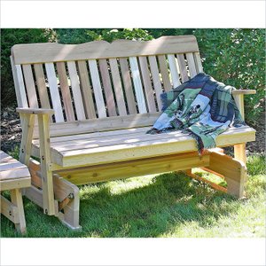 Creekvine Designs 6-Inch Cedar Countryside Rocking Glider