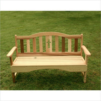 Creekvine Designs 4-Ft Cedar Holy Cross Garden Bench
