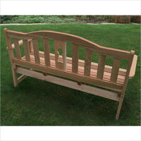 Creekvine Designs 4-Inch Cedar Keyway Garden Bench