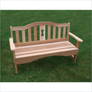 Creekvine Designs 6-Inch Cedar Keyway Garden Bench