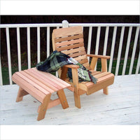 Creekvine Designs Cedar Twin Ponds Chair and Table Set
